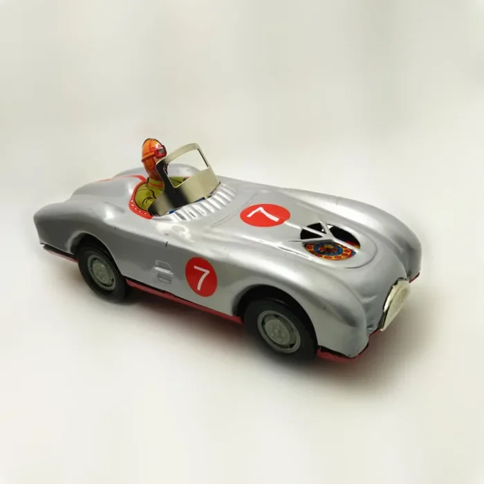 Retro Wind-Up Tin Racing Car - Image 2